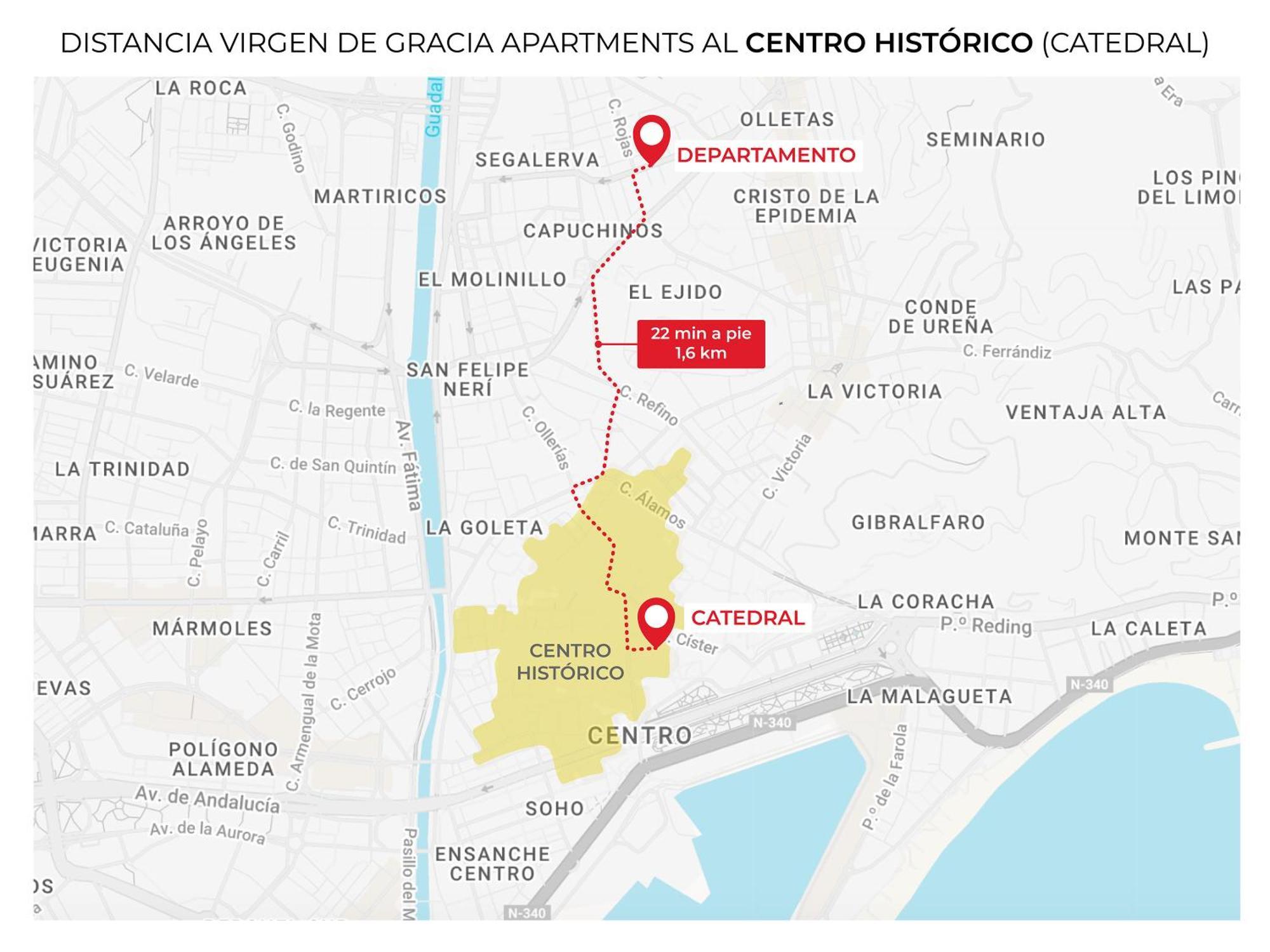 Virgen De Gracia Apartments Malaga Zewnętrze zdjęcie